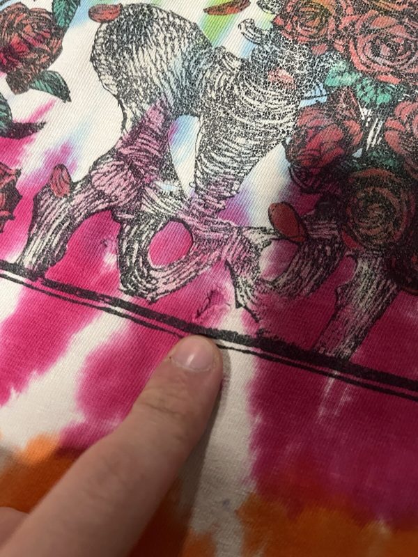 1980s Grateful Dead Bertha Tie Dye Tee, L, photo 2