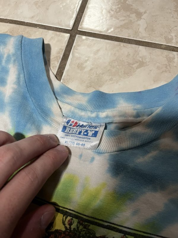 1980s Grateful Dead Bertha Tie Dye Tee, L, photo 4