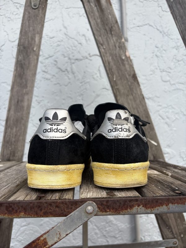 2012 mita x adidas Campus 80s, Black Suede, Metallic Silver, Q21640, Men's 9.5, photo 6