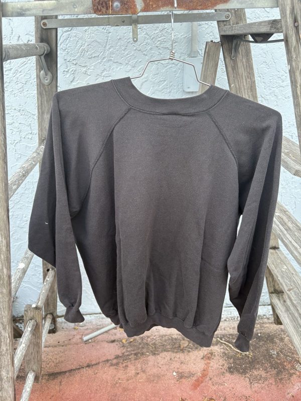 80s Miami Heat Crewneck Sweatshirt, Trench Mfg, Faded Black, USA, XL, photo 4