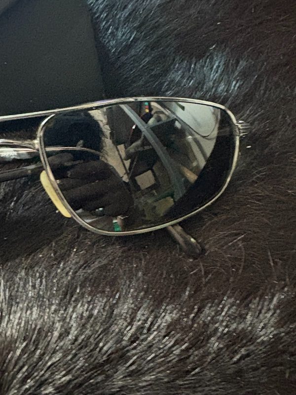 Maui Jim Polarized Sunglasses, Silver Wire Frame, Crystal Lenses, with Case, photo 3