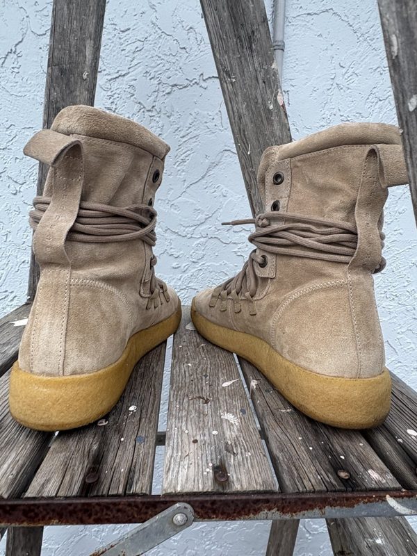 Represent Suede Lace-Up Boots, Beige, Crepe Sole, Portugal, EU 42 / US 9, photo 3