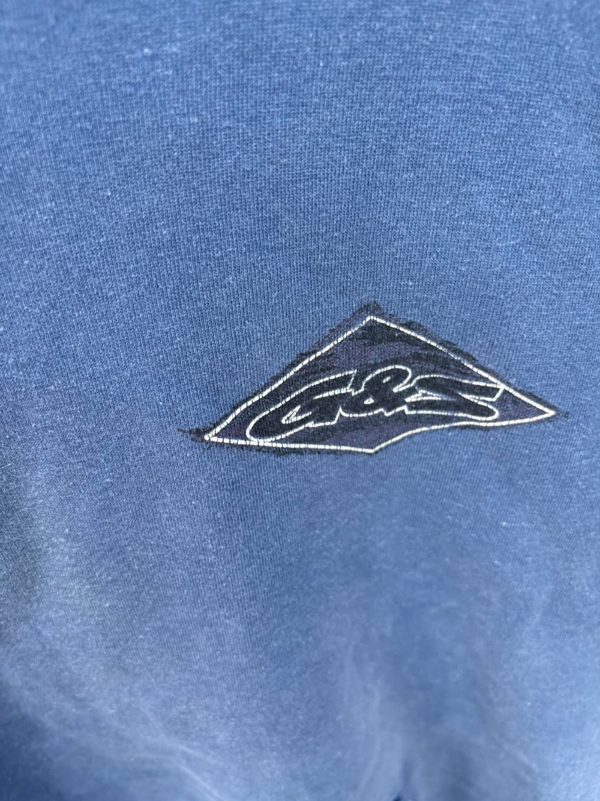 Vintage G&S Gordon & Smith Skate Hoodie, Faded Blue, Diamond Logo, L, photo 4